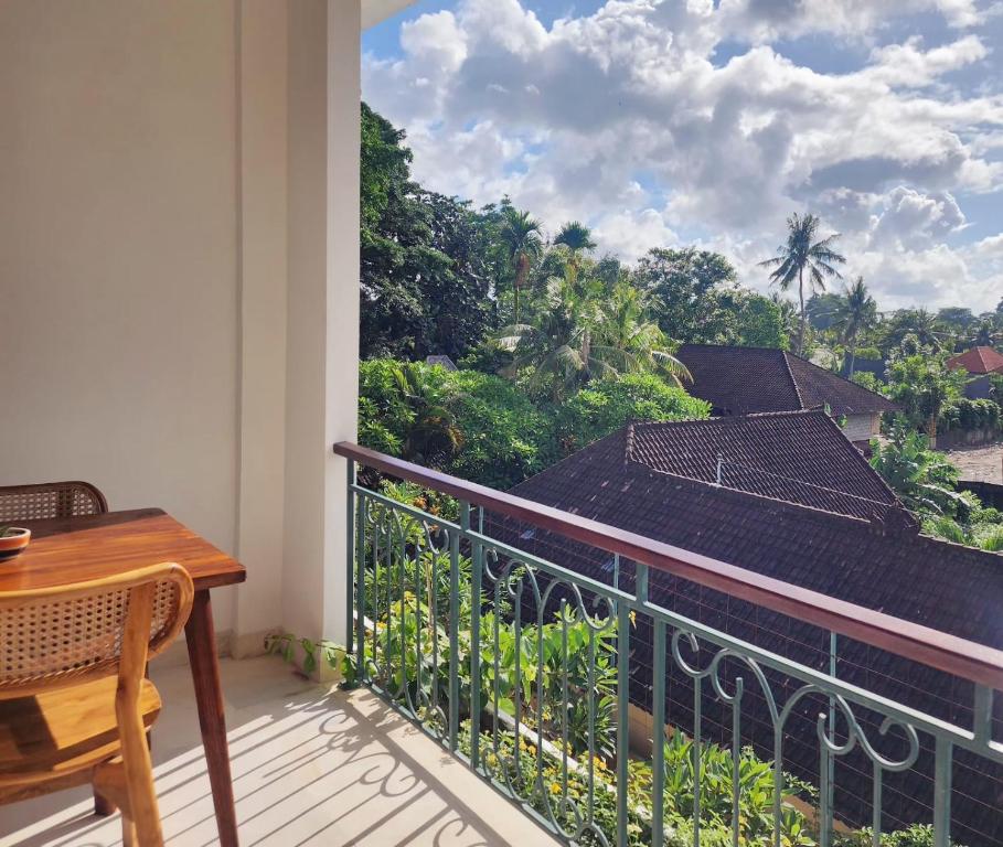 Balkón nebo terasa v ubytování Sabana Ubud