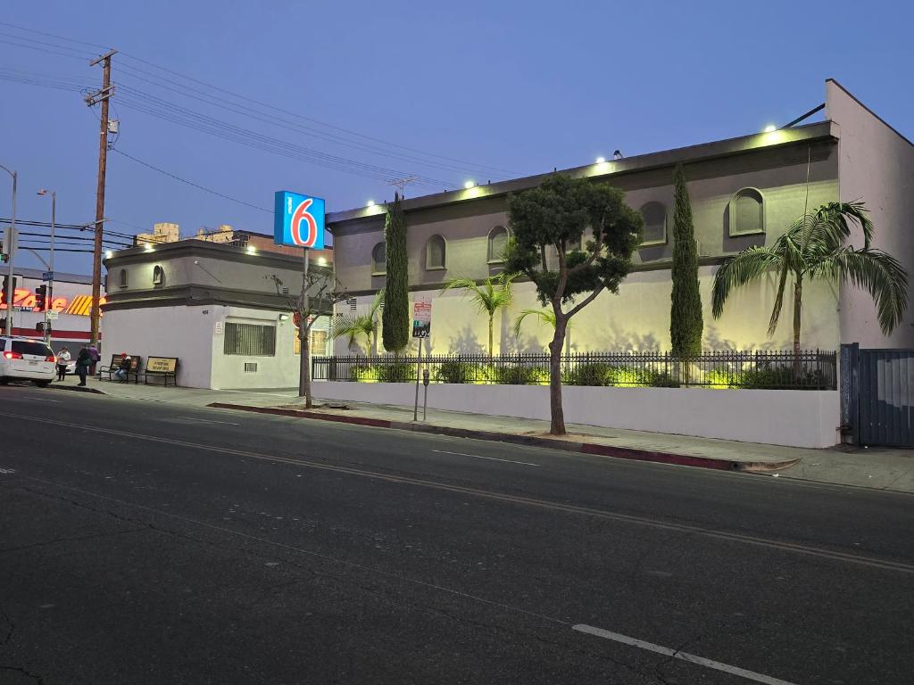 a building on the side of a city street at Motel 6 Los Angeles, CA - Downtown in Los Angeles