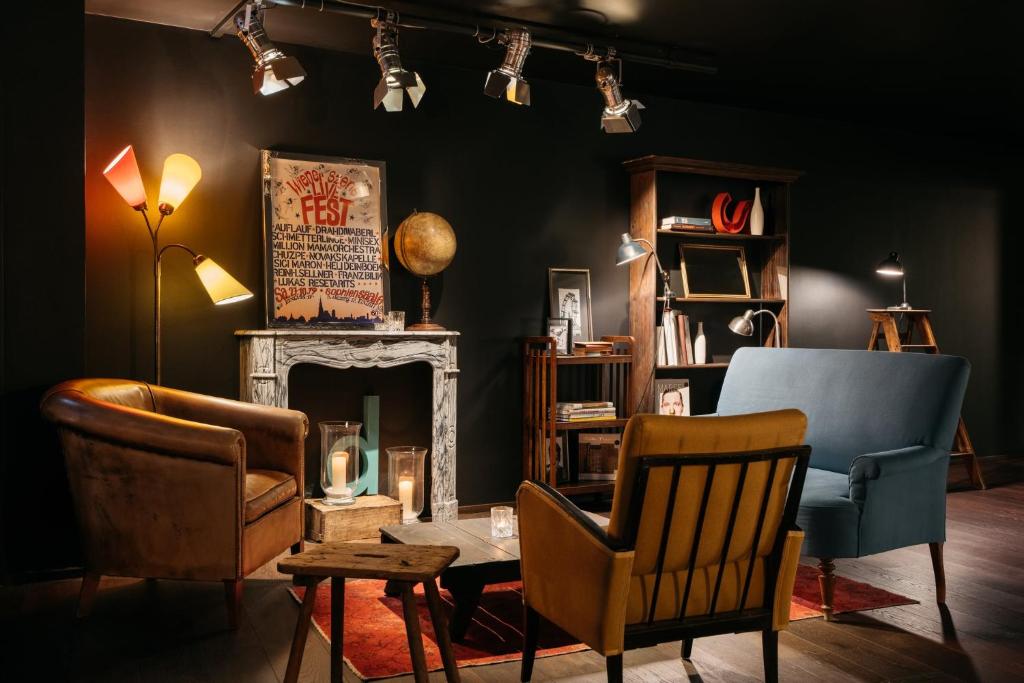 Posezení v ubytování Ruby Sofie Hotel Vienna