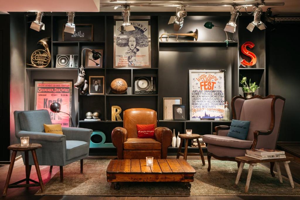 Posezení v ubytování Ruby Sofie Hotel Vienna