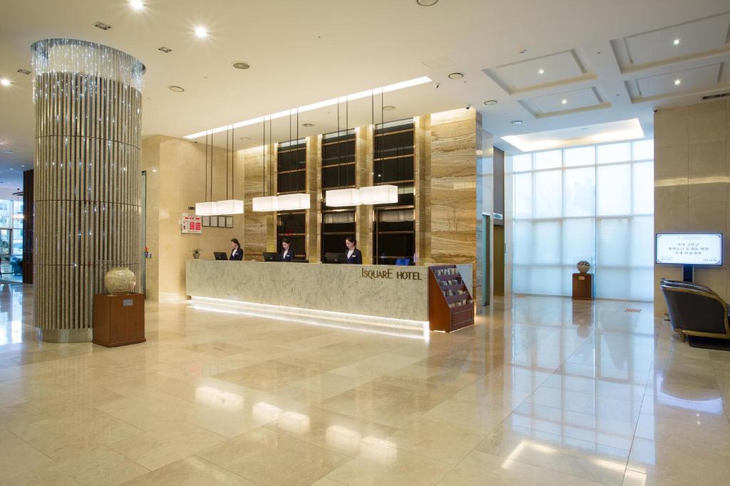 Vstupní hala nebo recepce v ubytování I Square Hotel