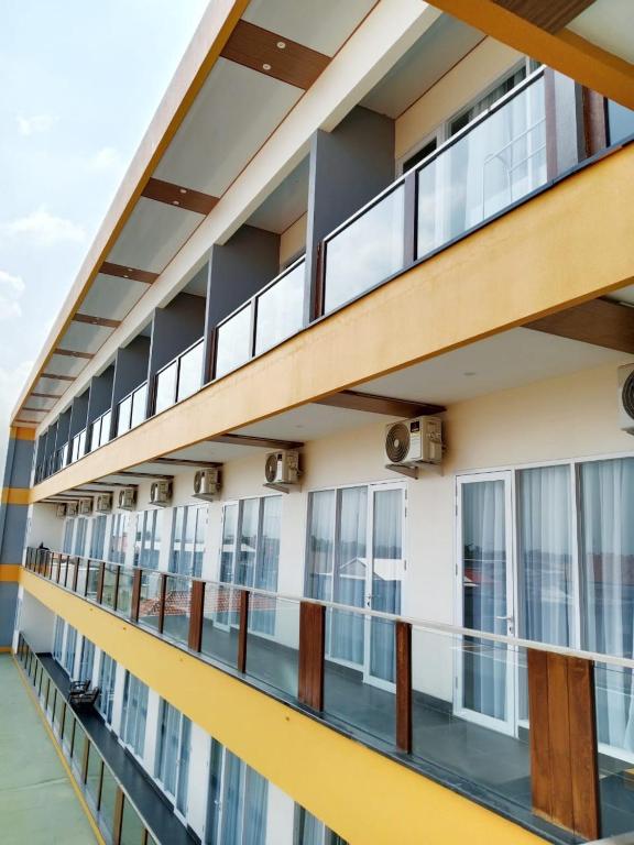 Balkón nebo terasa v ubytování Grand Cahaya Hotel Pangandaran