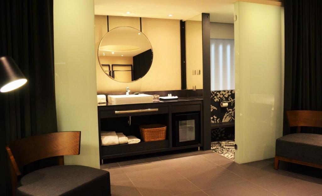 Posezení v ubytování Hotel Lainn