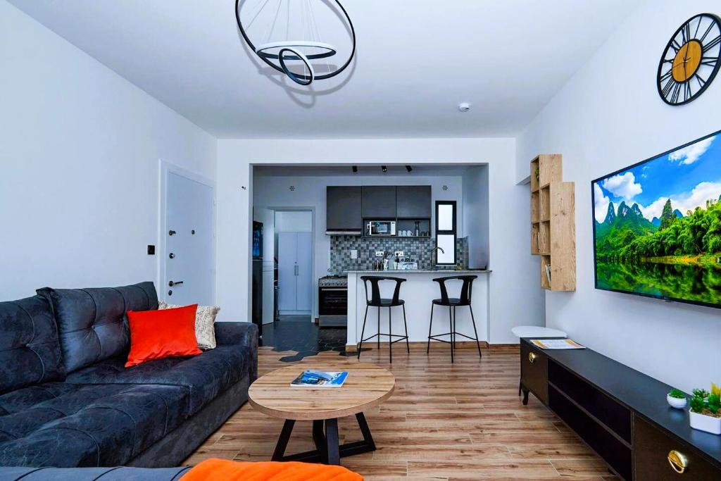 Posezení v ubytování Orana homes