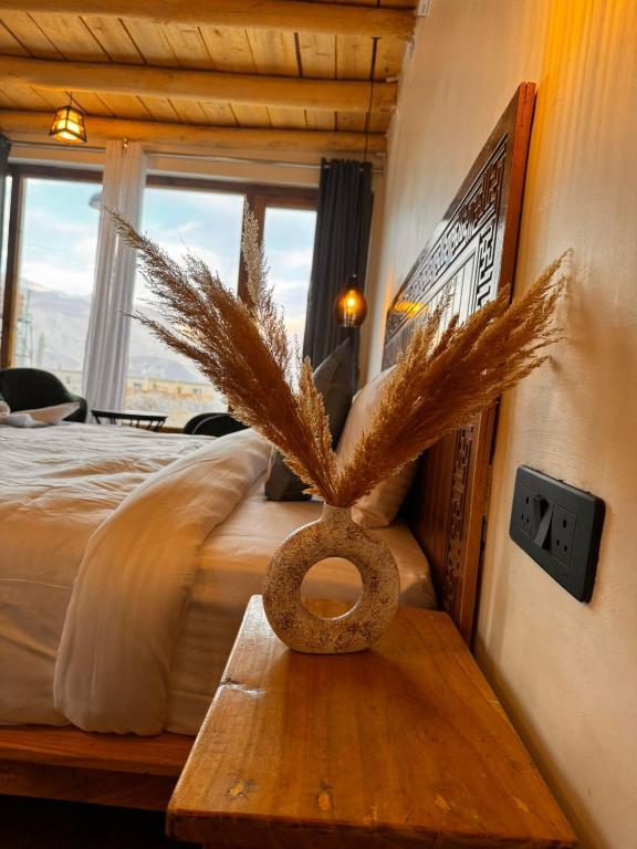 Letto o letti in una camera di Yeti Resort Hunder