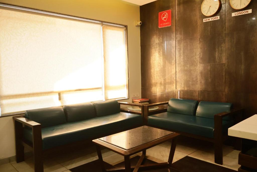 Posezení v ubytování Hotel Kabir