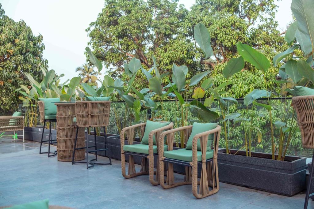 Zahrada ubytování Vilmaris Luxury Hotel in Calangute