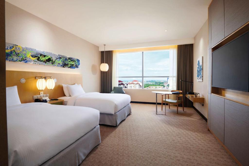 DoubleTree by Hilton Melaka - Tweepersoonskamer Met 2 Aparte Bedden