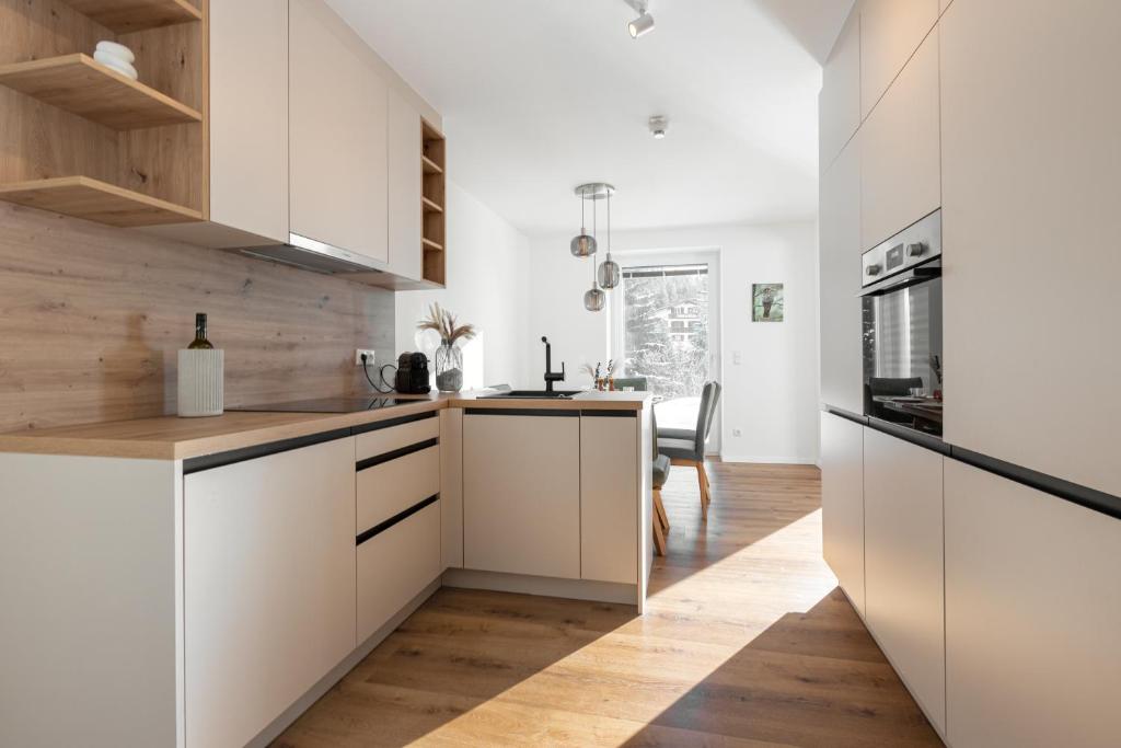 Kuchyň nebo kuchyňský kout v ubytování Arton Lachtal - Apartments Steiermark