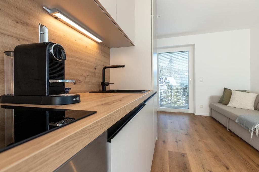 Kuchyň nebo kuchyňský kout v ubytování Arton Lachtal - Apartments Steiermark