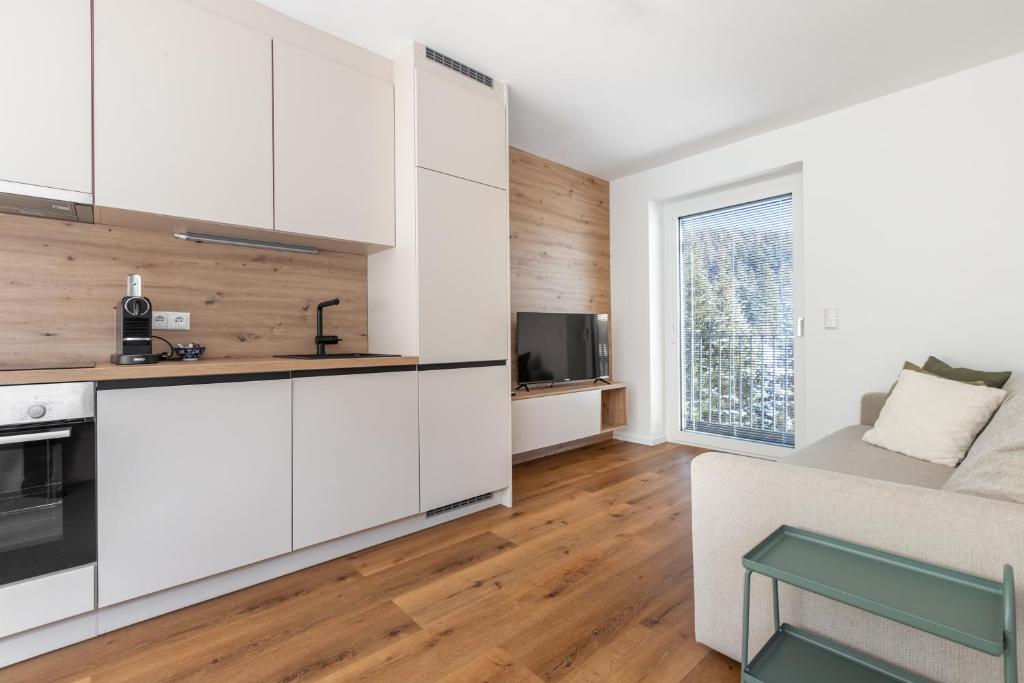 Kuchyň nebo kuchyňský kout v ubytování Arton Lachtal - Apartments Steiermark