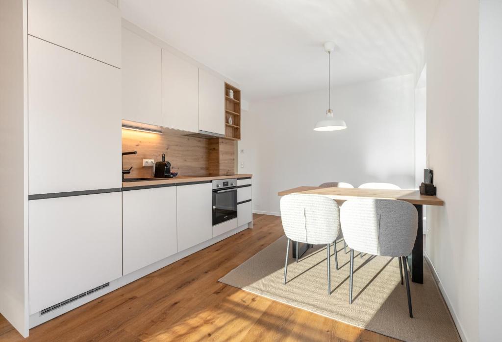 Kuchyň nebo kuchyňský kout v ubytování Arton Lachtal - Apartments Steiermark