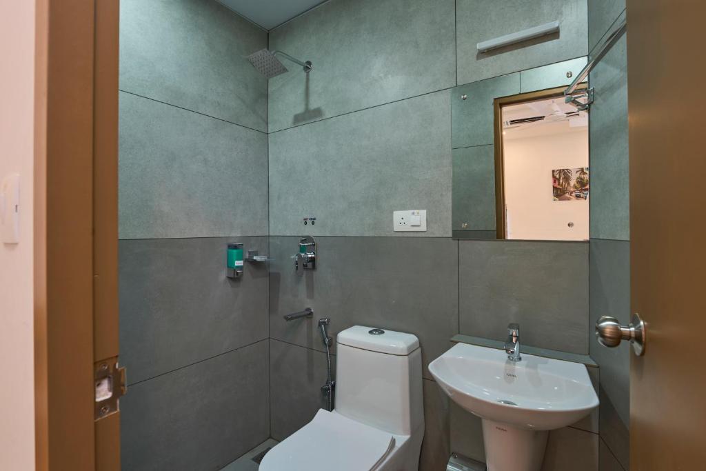 Koupelna v ubytování Sapphire Club Hub