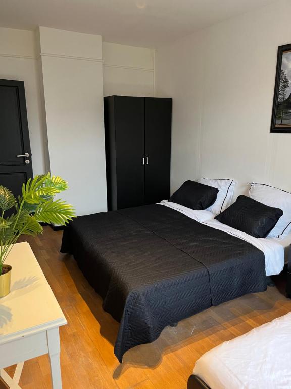 Postel nebo postele na pokoji v ubytování Het Routehuis
