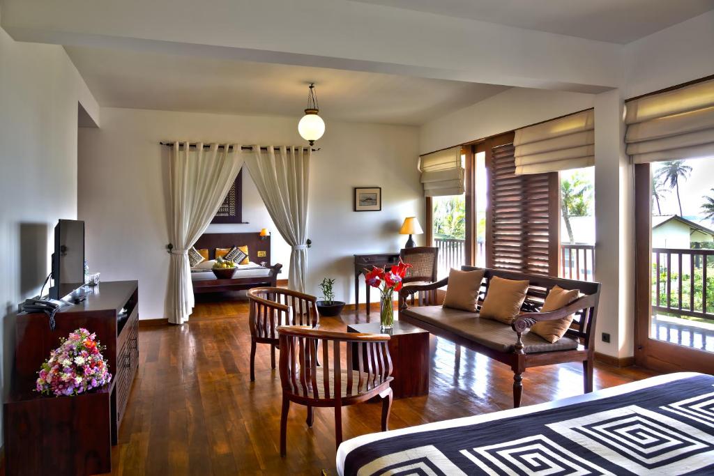 Posezení v ubytování Weligama Bay Resort