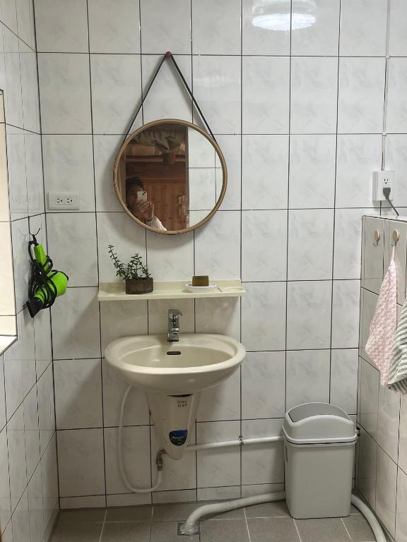 Koupelna v ubytování Horn Seaside Homestay