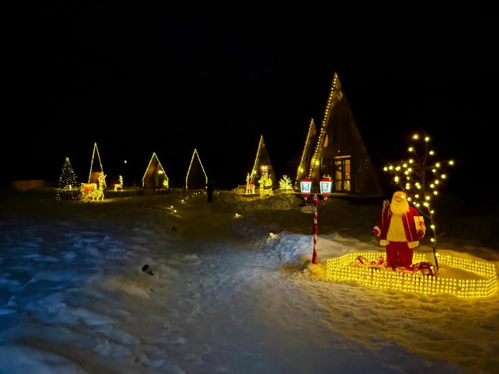 Un paisaje natural cerca del chalet de montaña