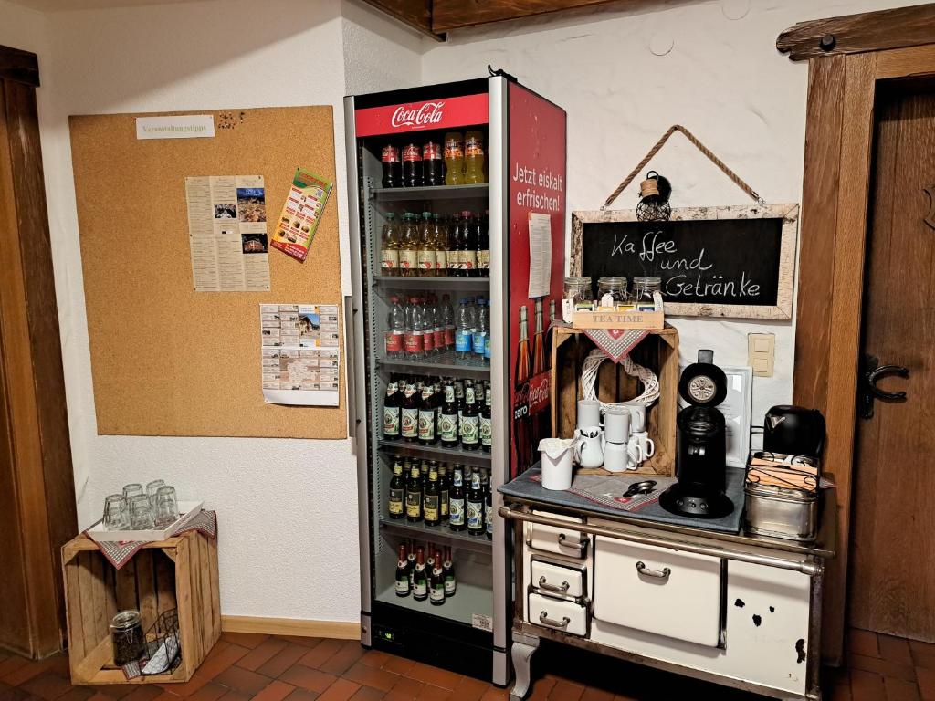Nápoje v ubytování Landpension Pferdekoppel - B&B - Self Checkin