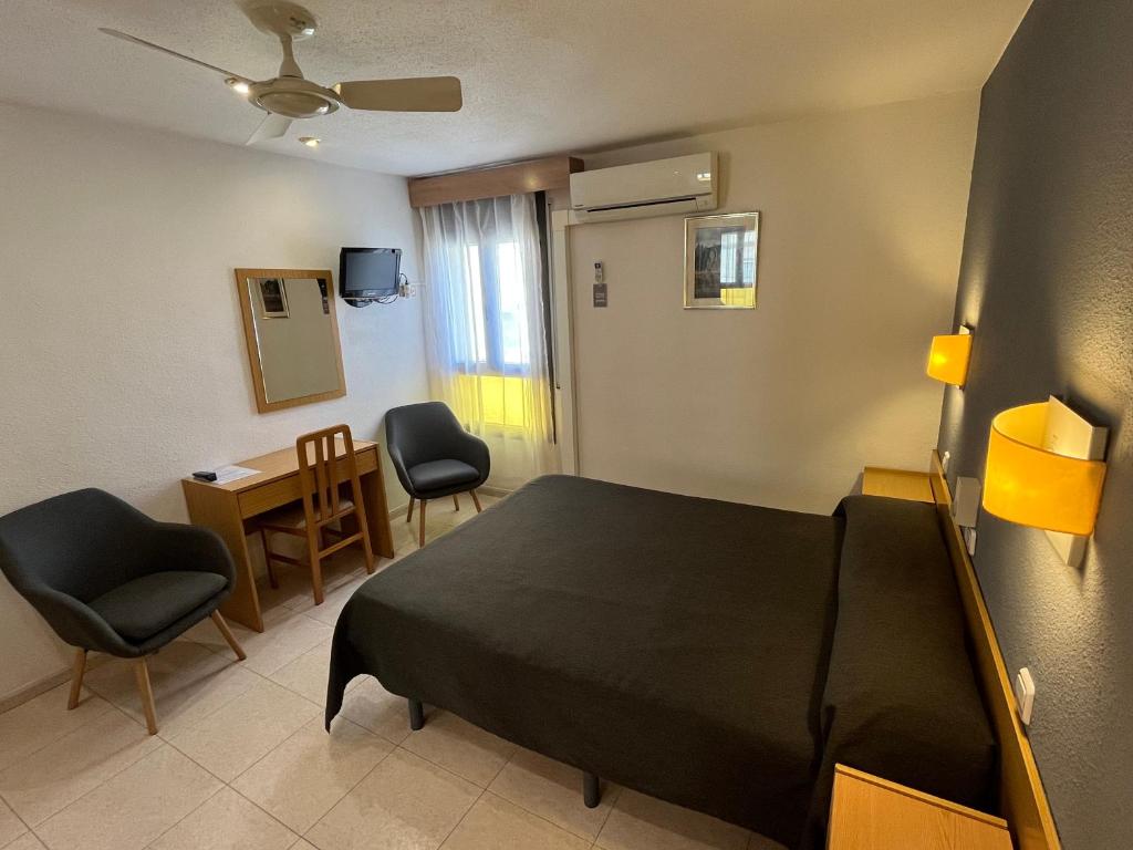 Posezení v ubytování Hostal Tarrés
