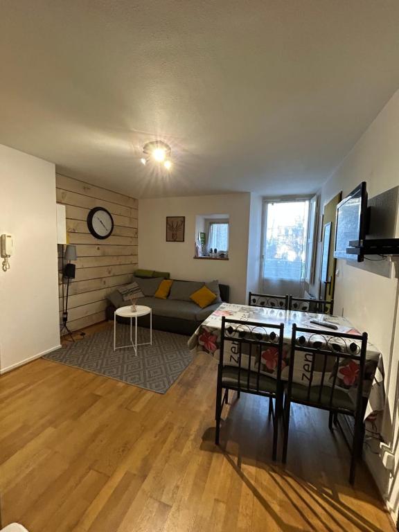 TV a/nebo společenská místnost v ubytování Appt entier rdc 1 chambre Allée d'Etigny