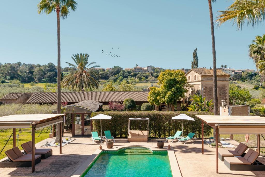 The swimming pool at or close to S'Hort de Son Caulelles - Adults Only