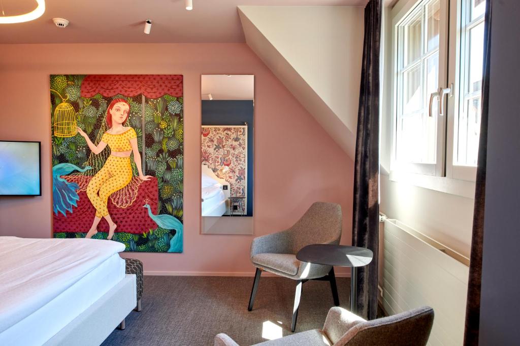 Postel nebo postele na pokoji v ubytování Hotel Continental Park