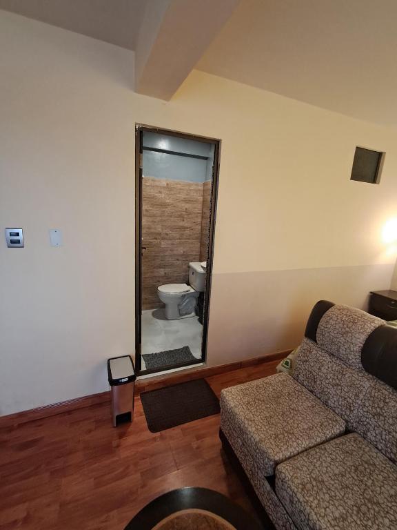 Posezení v ubytování Hostal Nichkito
