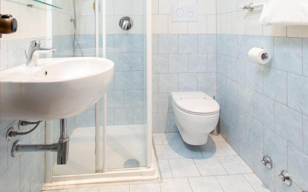 Koupelna v ubytování Hotel Bonotto