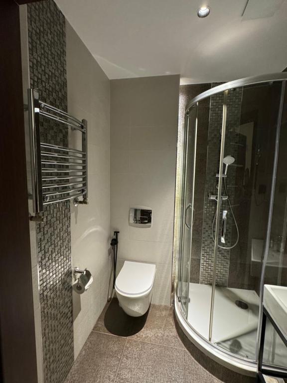 Łazienka w obiekcie Aparthotel Łódź 55 Piotrkowska