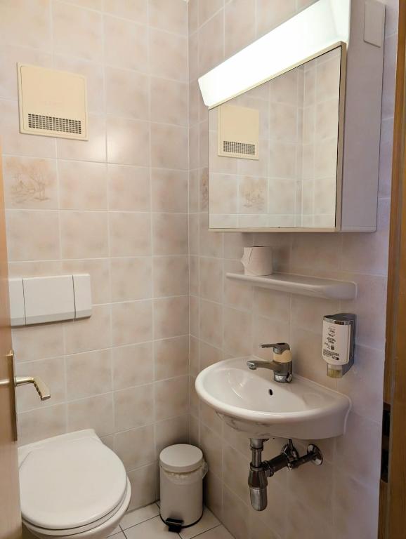 Koupelna v ubytování Appartement Thermal Ovronnaz 3 Pieces