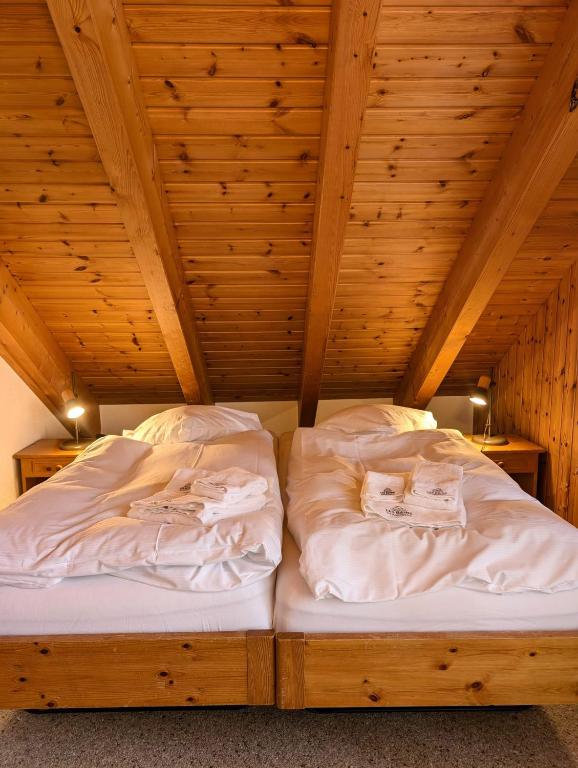 Postel nebo postele na pokoji v ubytování Appartement Thermal Ovronnaz 3 Pieces