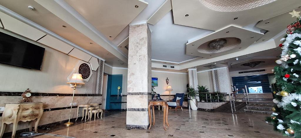 Posezení v ubytování Nile Transport Hotel