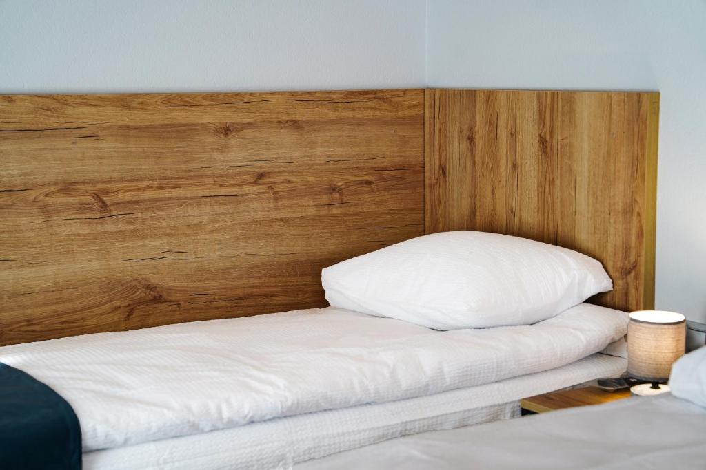 Letto o letti in una camera di Peak Hotel Kazbegi