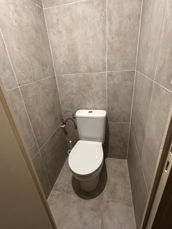 Koupelna v ubytování Hotel Azur