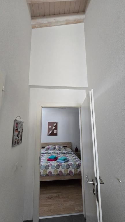 Postel nebo postele na pokoji v ubytování Le Mazot à Léo
