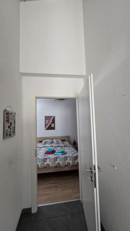 Postel nebo postele na pokoji v ubytování Le Mazot à Léo