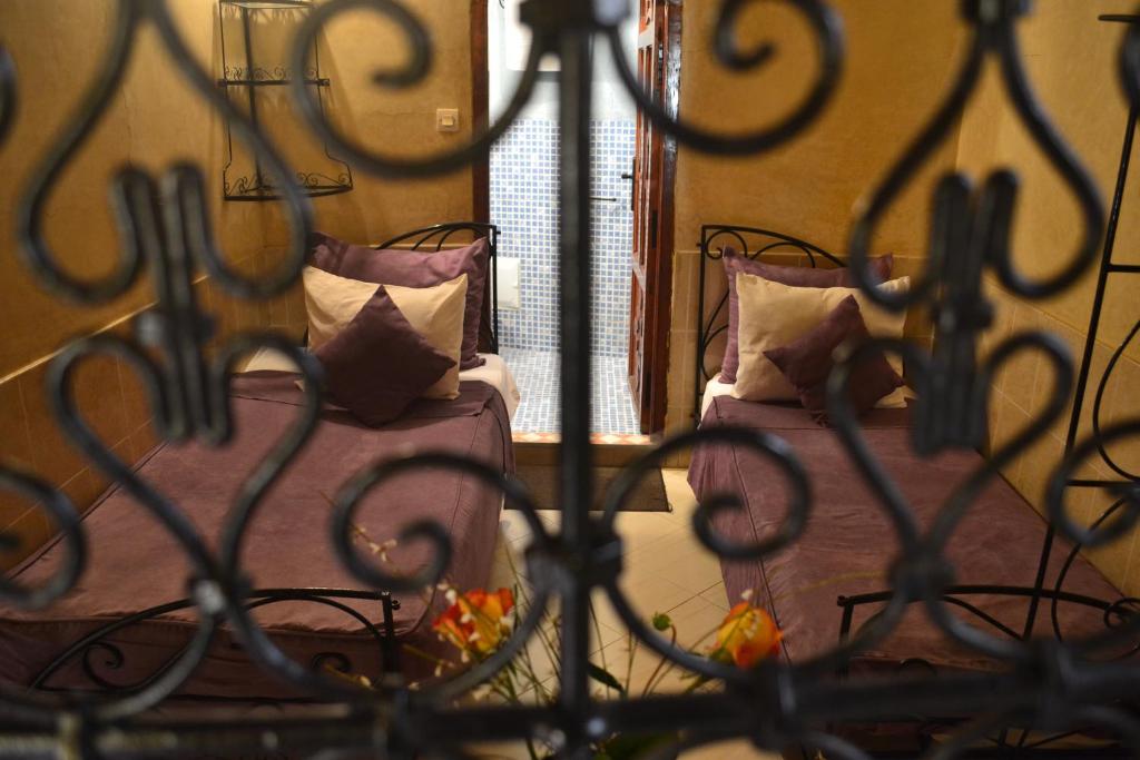 Posezení v ubytování Riad Hôtel Belleville Marrakech