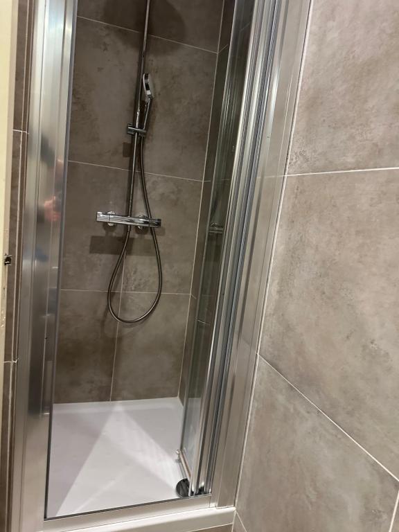 Koupelna v ubytování Hotel Azur