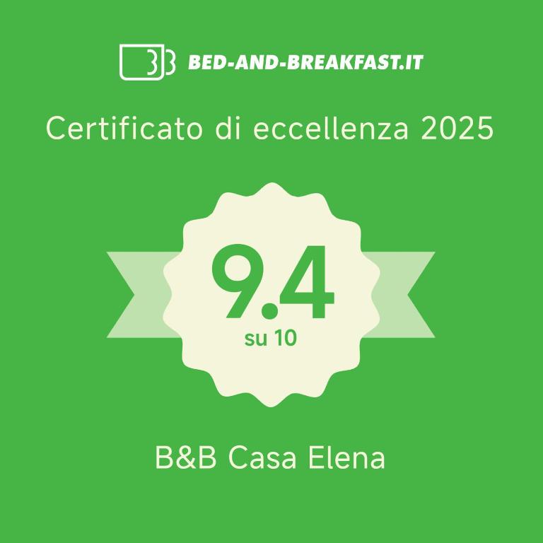 Certyfikat, podpis lub inny dokument wystawiony w obiekcie B&B Casa Elena Room and Apartments with parking