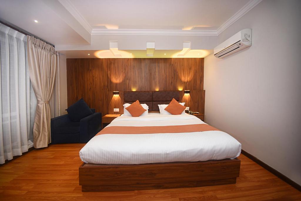 Postel nebo postele na pokoji v ubytování Hotel Mums Home