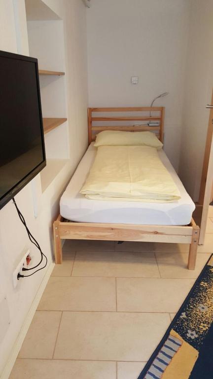 Postel nebo postele na pokoji v ubytování Waldhof