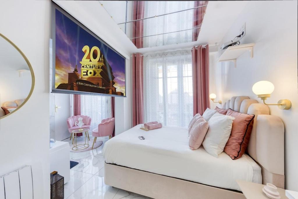 Katil atau katil-katil dalam bilik di Love Room Suite Jacuzzi