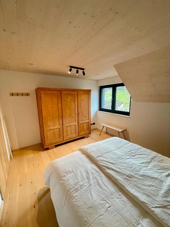 Postel nebo postele na pokoji v ubytování Ferienappartements Bayer