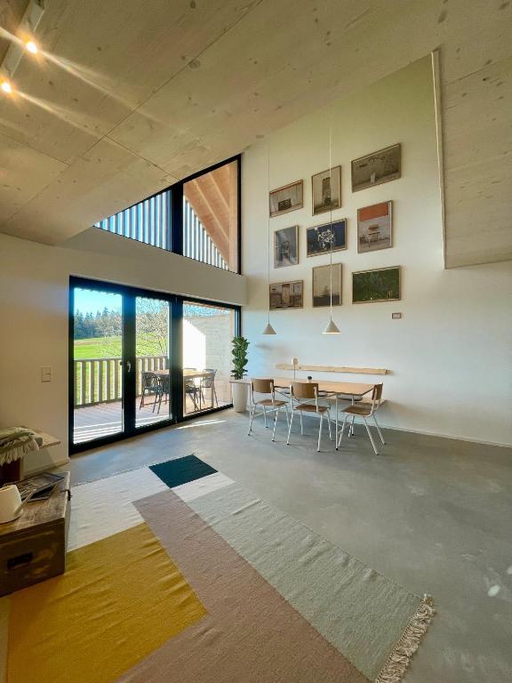 Posezení v ubytování Ferienappartements Bayer
