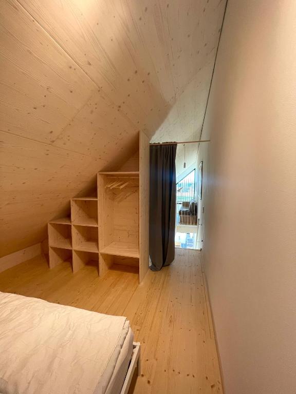 Postel nebo postele na pokoji v ubytování Ferienappartements Bayer