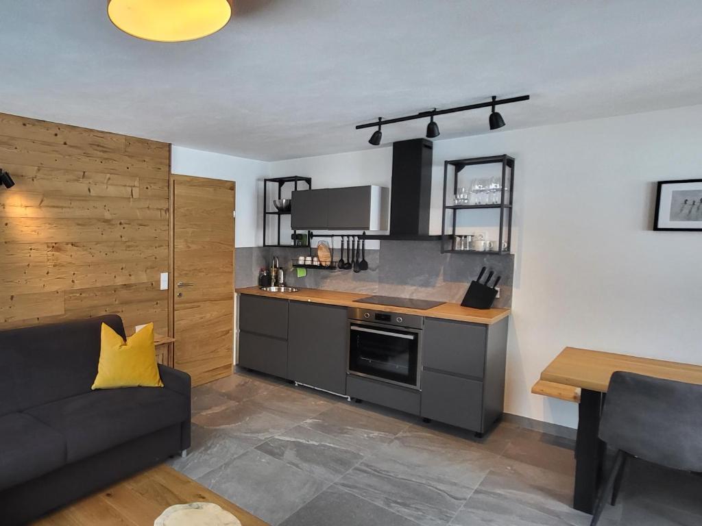 Kuchyň nebo kuchyňský kout v ubytování HAGGNER Hideaway