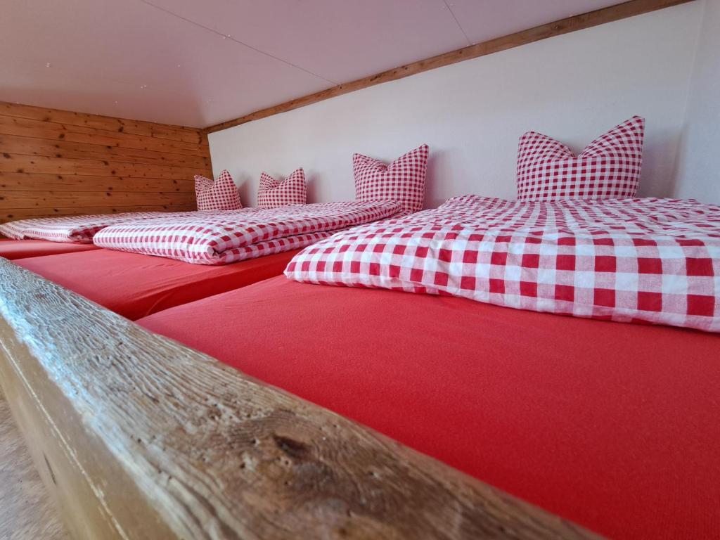 Postel nebo postele na pokoji v ubytování Chalet Sepp
