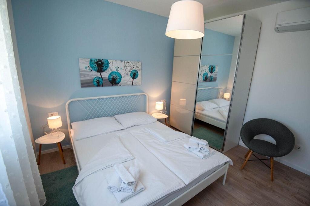 Posteľ alebo postele v izbe v ubytovaní House Kreso