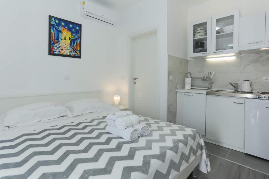 Kuchyň nebo kuchyňský kout v ubytování House Ivica