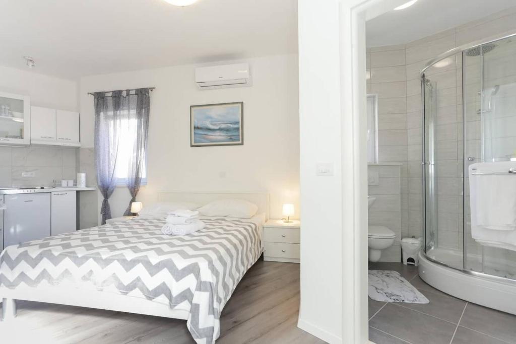 Koupelna v ubytování House Ivica